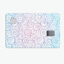 Vivid Blue Gradiant Swirl - Premium Protective Decal Skin-Kit for the Apple Credit Card