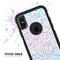 Vivid Blue Gradiant Swirl - Skin Kit for the iPhone OtterBox Cases