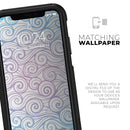 Vivid Blue Gradiant Swirl - Skin Kit for the iPhone OtterBox Cases