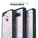 Vivid Blue Gradiant Swirl - Skin Kit for the iPhone OtterBox Cases