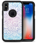 Vivid Blue Gradiant Swirl - iPhone X OtterBox Case & Skin Kits