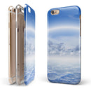 Vivid Blue Reflective Clouds on the Horizon iPhone 6/6s or 6/6s Plus 2-Piece Hybrid INK-Fuzed Case