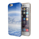 Vivid Blue Reflective Clouds on the Horizon iPhone 6/6s or 6/6s Plus 2-Piece Hybrid INK-Fuzed Case