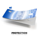Vivid Blue Reflective Clouds on the Horizon - Premium Protective Decal Skin-Kit for the Apple Credit Card