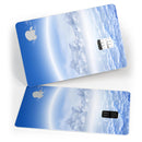 Vivid Blue Reflective Clouds on the Horizon - Premium Protective Decal Skin-Kit for the Apple Credit Card