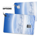 Vivid Blue Reflective Clouds on the Horizon - Premium Protective Decal Skin-Kit for the Apple Credit Card