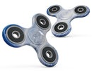Vivid Blue Reflective Clouds on the Horizon Full-Body Fidget Spinner Skin-Kit