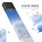 Vivid Blue Reflective Clouds on the Horizon - Premium Decal Protective Skin-Wrap Sticker compatible with the Juul Labs vaping device