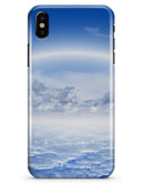 Vivid Blue Reflective Clouds on the Horizon - iPhone X Clipit Case