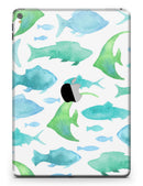 Vivid Blue Watercolor Sea Creatures - iPad Pro 97 - View 3.jpg