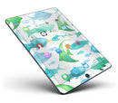 Vivid Blue Watercolor Sea Creatures - iPad Pro 97 - View 4.jpg