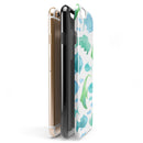 Vivid Blue Watercolor Sea Creatures iPhone 6/6s or 6/6s Plus 2-Piece Hybrid INK-Fuzed Case