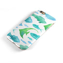 Vivid Blue Watercolor Sea Creatures iPhone 6/6s or 6/6s Plus 2-Piece Hybrid INK-Fuzed Case