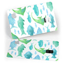 Vivid Blue Watercolor Sea Creatures - Premium Protective Decal Skin-Kit for the Apple Credit Card