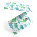 Vivid Blue Watercolor Sea Creatures - Premium Protective Decal Skin-Kit for the Apple Credit Card