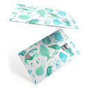 Vivid Blue Watercolor Sea Creatures V2 - Premium Protective Decal Skin-Kit for the Apple Credit Card