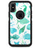 Vivid Blue Watercolor Sea Creatures V2 - iPhone X OtterBox Case & Skin Kits