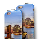 Vivid Brooklyn Bridge iPhone 6/6s or 6/6s Plus 2-Piece Hybrid INK-Fuzed Case