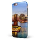 Vivid Brooklyn Bridge iPhone 6/6s or 6/6s Plus 2-Piece Hybrid INK-Fuzed Case
