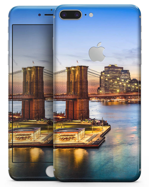 Vivid Brooklyn Bridge - Skin-kit for the iPhone 8 or 8 Plus
