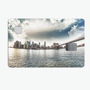 Vivid Cloudy Sky Over The City Skyline - Premium Protective Decal Skin-Kit for the Apple Credit Card