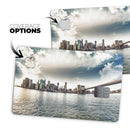 Vivid Cloudy Sky Over The City Skyline - Premium Protective Decal Skin-Kit for the Apple Credit Card