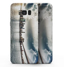 Vivid Cloudy Sky Over The City Skyline - Samsung Galaxy S8 Full-Body Skin Kit