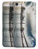 Vivid Cloudy Sky Over The City Skyline - Skin-kit for the iPhone 8 or 8 Plus