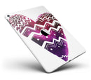 Vivid Colorful Chevron Water Heart - iPad Pro 97 - View 1.jpg