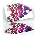 Vivid Colorful Chevron Water Heart - Premium Protective Decal Skin-Kit for the Apple Credit Card