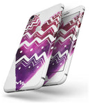 Vivid Colorful Chevron Water Heart - Skin-kit for the iPhone 8 or 8 Plus
