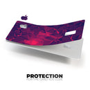 Vivid Fuchsia Geometric Triangles - Premium Protective Decal Skin-Kit for the Apple Credit Card
