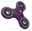 Vivid Fuchsia Geometric Triangles Full-Body Fidget Spinner Skin-Kit