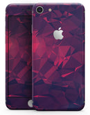 Vivid Fuchsia Geometric Triangles - Skin-kit for the iPhone 8 or 8 Plus