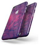 Vivid Fuchsia Geometric Triangles - Skin-kit for the iPhone 8 or 8 Plus