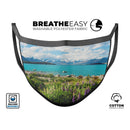 Vivid Paradise - Made in USA Mouth Cover Unisex Anti-Dust Cotton Blend Reusable & Washable Face Mask with Adjustable Sizing for Adult or Child