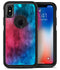 Vivid Pink 869 Absorbed Watercolor Texture - iPhone X OtterBox Case & Skin Kits