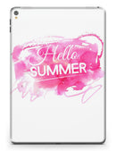 Vivid Pink Hello Summer - iPad Pro 97 - View 3.jpg