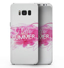 Vivid Pink Hello Summer - Samsung Galaxy S8 Full-Body Skin Kit