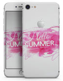 Vivid Pink Hello Summer - Skin-kit for the iPhone 8 or 8 Plus