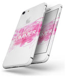 Vivid Pink Hello Summer - Skin-kit for the iPhone 8 or 8 Plus