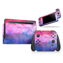 Vivid Pink and Blue Space // Skin Decal Wrap Kit for Nintendo Switch Console & Dock, Joy-Cons, Pro Controller, Lite, 3DS XL, 2DS XL, DSi, or Wii - Vinyl Skin Wrap for Nintendo Switch 2, OLED, Lite, Pro Controller, Wii & Classic Handhelds