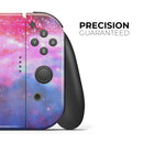 Vivid Pink and Blue Space // Skin Decal Wrap Kit for Nintendo Switch Console & Dock, Joy-Cons, Pro Controller, Lite, 3DS XL, 2DS XL, DSi, or Wii - Vinyl Skin Wrap for Nintendo Switch 2, OLED, Lite, Pro Controller, Wii & Classic Handhelds