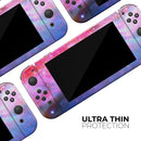 Vivid Pink and Blue Space // Skin Decal Wrap Kit for Nintendo Switch Console & Dock, Joy-Cons, Pro Controller, Lite, 3DS XL, 2DS XL, DSi, or Wii - Vinyl Skin Wrap for Nintendo Switch 2, OLED, Lite, Pro Controller, Wii & Classic Handhelds