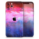 Vivid Pink and Blue Space - Protective Skin Wrap & Decal – Compatible with iPhone SE to iPhone 17 Pro Max (All Models)