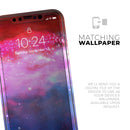 Vivid Pink and Blue Space - Protective Skin Wrap & Decal – Compatible with iPhone SE to iPhone 17 Pro Max (All Models)