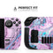 Vivid Pink and Teal Oil Mix // Full Body Skin Decal Wrap Kit for the Steam Deck handheld gaming computer