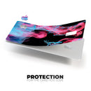 Vivid Pink and Teal liquid Cloud - Premium Protective Decal Skin-Kit for the Apple Credit Card