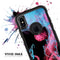Vivid Pink and Teal liquid Cloud - Skin Kit for the iPhone OtterBox Cases