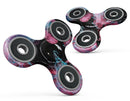 Vivid Pink and Teal liquid Cloud Full-Body Fidget Spinner Skin-Kit